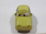 Disney Pixar Cars Acer Lime Yellow Plastic Die Cast Toy Car Vehicle