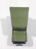 Disney Pixar Jeep Army Green PVC Hard Rubber Die Cast Toy Car Vehicle