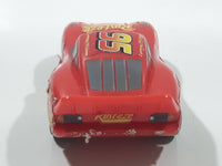 DecoPac Disney Pixar Cars #95 Lightning McQueen Red Plastic Die Cast Toy Car Vehicle
