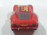 DecoPac Disney Pixar Cars #95 Lightning McQueen Red Plastic Die Cast Toy Car Vehicle