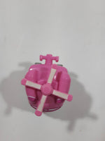 2016 Alpha Audley Miniature Helicopter with Eyes Pink and White Die Cast Toy Car Vehicle