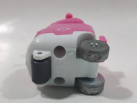 2016 Alpha Audley Miniature Helicopter with Eyes Pink and White Die Cast Toy Car Vehicle