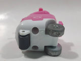 2016 Alpha Audley Miniature Helicopter with Eyes Pink and White Die Cast Toy Car Vehicle