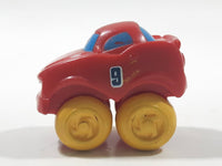 Hasbro Lil Chuck & Friends #9 Red Miniature Plastic Die Cast Toy Car Vehicle