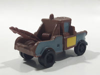 Disney Pixar Cars Tow Mater Brown Tow Truck Mini PVC Hard Rubber Toy Car Vehicle