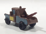 Disney Pixar Cars Tow Mater Brown Tow Truck Mini PVC Hard Rubber Toy Car Vehicle