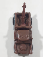 Disney Pixar Cars Tow Mater Brown Tow Truck Mini PVC Hard Rubber Toy Car Vehicle