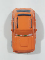 Disney Pixar Cars Orange Hatchback Mini PVC Hard Rubber Toy Car Vehicle