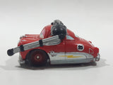 Disney Pixar Cars #95 Hudson Hornet with Headphones Red Plastic Die Cast Toy Car Vehicle