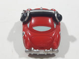 Disney Pixar Cars #95 Hudson Hornet with Headphones Red Plastic Die Cast Toy Car Vehicle