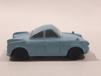 Disney Pixar Cars Light Blue Green Car Mini PVC Hard Rubber Toy Car Vehicle