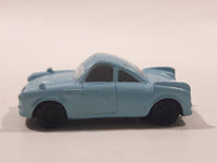 Disney Pixar Cars Light Blue Green Car Mini PVC Hard Rubber Toy Car Vehicle