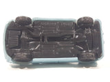 Disney Pixar Cars Light Blue Green Car Mini PVC Hard Rubber Toy Car Vehicle