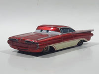Disney Pixar Cars Chevrolet Impala Lightning Ramone Metallic Red Plastic Die Cast Toy Car Vehicle