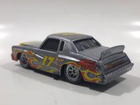 Disney Pixar Cars Darrel Cartrip #17 Monte Carlo Silver Grey with Flames Die Cast Toy Car Vehicle