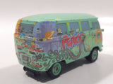 Disney Pixar Cars VW Bus Fillmore Volkswagen Groovy Love Flower Power Van Green Die Cast Toy Car Vehicle