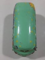 Disney Pixar Cars VW Bus Fillmore Volkswagen Groovy Love Flower Power Van Green Die Cast Toy Car Vehicle