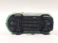 Disney Pixar Cars VW Bus Fillmore Volkswagen Groovy Love Flower Power Van Green Die Cast Toy Car Vehicle