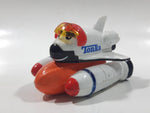 2002 Maisto Hasbro Tonka Lil Chuck & Friends Seymour Starz Orange and White Die Cast Toy Shuttle Spacecraft Vehicle