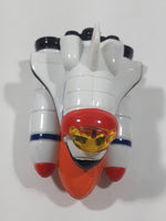 2002 Maisto Hasbro Tonka Lil Chuck & Friends Seymour Starz Orange and White Die Cast Toy Shuttle Spacecraft Vehicle
