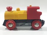 Brio Train Engine Locomotive Yellow and Red Plastic Die Cast Toy Magnetic Vehicle