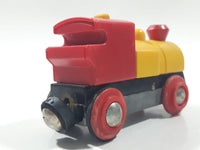 Brio Train Engine Locomotive Yellow and Red Plastic Die Cast Toy Magnetic Vehicle