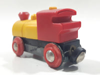 Brio Train Engine Locomotive Yellow and Red Plastic Die Cast Toy Magnetic Vehicle