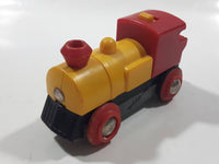 Brio Train Engine Locomotive Yellow and Red Plastic Die Cast Toy Magnetic Vehicle