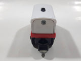 IKEA Magnetic Train Engine Locomotive Red and White 2 1/8" Long Plastic Die Cast Toy Vehicle Made in Sweden 21576