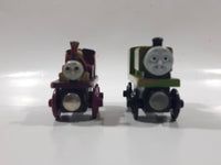 Thomas & Friends #22 Luke Green and Lady Pink Purple Wood Magnetic Toy Vehicles Damaged Corners