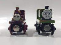 Thomas & Friends #22 Luke Green and Lady Pink Purple Wood Magnetic Toy Vehicles Damaged Corners