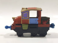 2010 Ludorum Learning Curve Chuggington Hodge Train Engine Locomotive Brown Mixed Color Die Cast Toy Vehicle
