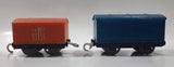 2013 Thomas & Friends Blue and Orange Train Car Plastic Toy Vehicles