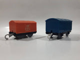 2013 Thomas & Friends Blue and Orange Train Car Plastic Toy Vehicles