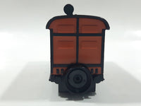 1997 Bandai Thomas & Friends Sodor Mail Brown Train Car Plastic Toy Vehicle Magnetic