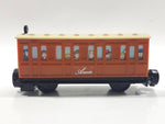 1992 Bandai Thomas & Friends Annie Brown Passenger Train Car Plastic Toy Vehicle Magnetic