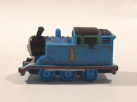 Thomas & Friends #1 Thomas The Tank Engine 1 5/8" Long PVC Hard Rubber Toy Vehicle