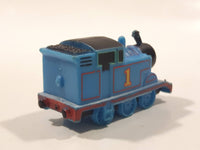 Thomas & Friends #1 Thomas The Tank Engine 1 5/8" Long PVC Hard Rubber Toy Vehicle