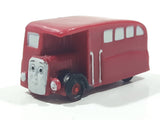 Thomas & Friends Bertie The Bus Double Decker Red 1 5/8" Long PVC Hard Rubber Toy Vehicle