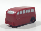 Thomas & Friends Bertie The Bus Double Decker Red 1 5/8" Long PVC Hard Rubber Toy Vehicle