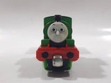 2011 Mattel Thomas & Friends Green #6 Percy Pulling Red Mail Car 5 1/2" Long Magnetic Die Cast Toy Vehicle W6269