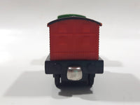 2011 Mattel Thomas & Friends Green #6 Percy Pulling Red Mail Car 5 1/2" Long Magnetic Die Cast Toy Vehicle W6269