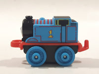 2014 Thomas & Friends Minis #1 Thomas The Tank Engine Blue 2" Long Plastic Die Cast Toy Vehicle CGM30