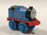 2014 Thomas & Friends Minis #1 Thomas The Tank Engine Blue 2" Long Plastic Die Cast Toy Vehicle CGM30