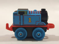 2014 Thomas & Friends Minis #1 Thomas The Tank Engine Blue 2" Long Plastic Die Cast Toy Vehicle CGM30