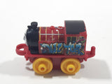 2014 Thomas & Friends Minis Victor Graffiti Dark Red 2" Long Plastic Die Cast Toy Vehicle CGM30