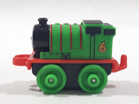 2014 Thomas & Friends Minis #6 Percy Green 2" Long Plastic Die Cast Toy Vehicle CGM30