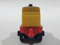 2014 Thomas & Friends Minis #5 James Yellow and Black Striped 2" Long Plastic Die Cast Toy Vehicle CGM30