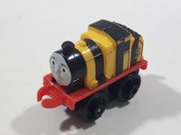 2014 Thomas & Friends Minis #5 James Yellow and Black Striped 2" Long Plastic Die Cast Toy Vehicle CGM30