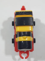 2014 Thomas & Friends Minis #5 James Yellow and Black Striped 2" Long Plastic Die Cast Toy Vehicle CGM30